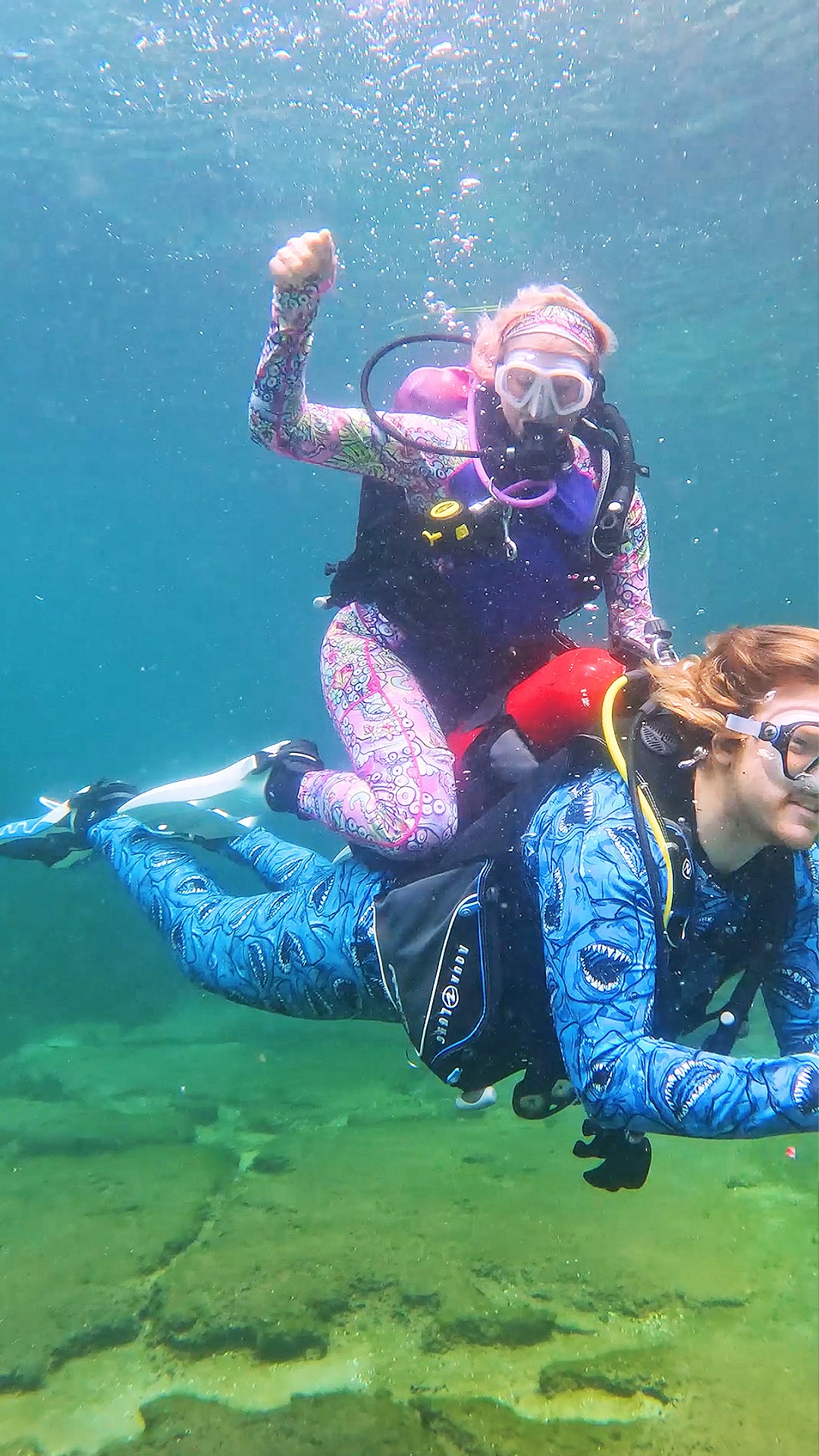 Testimonial video for scuba diving outerwear Spacefish Army