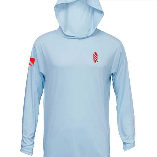 The blue shirt from Sweetwater Scuba by Kenny Dyal