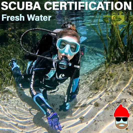 Get scuba certified in Florida's freshwater springs and lakes
