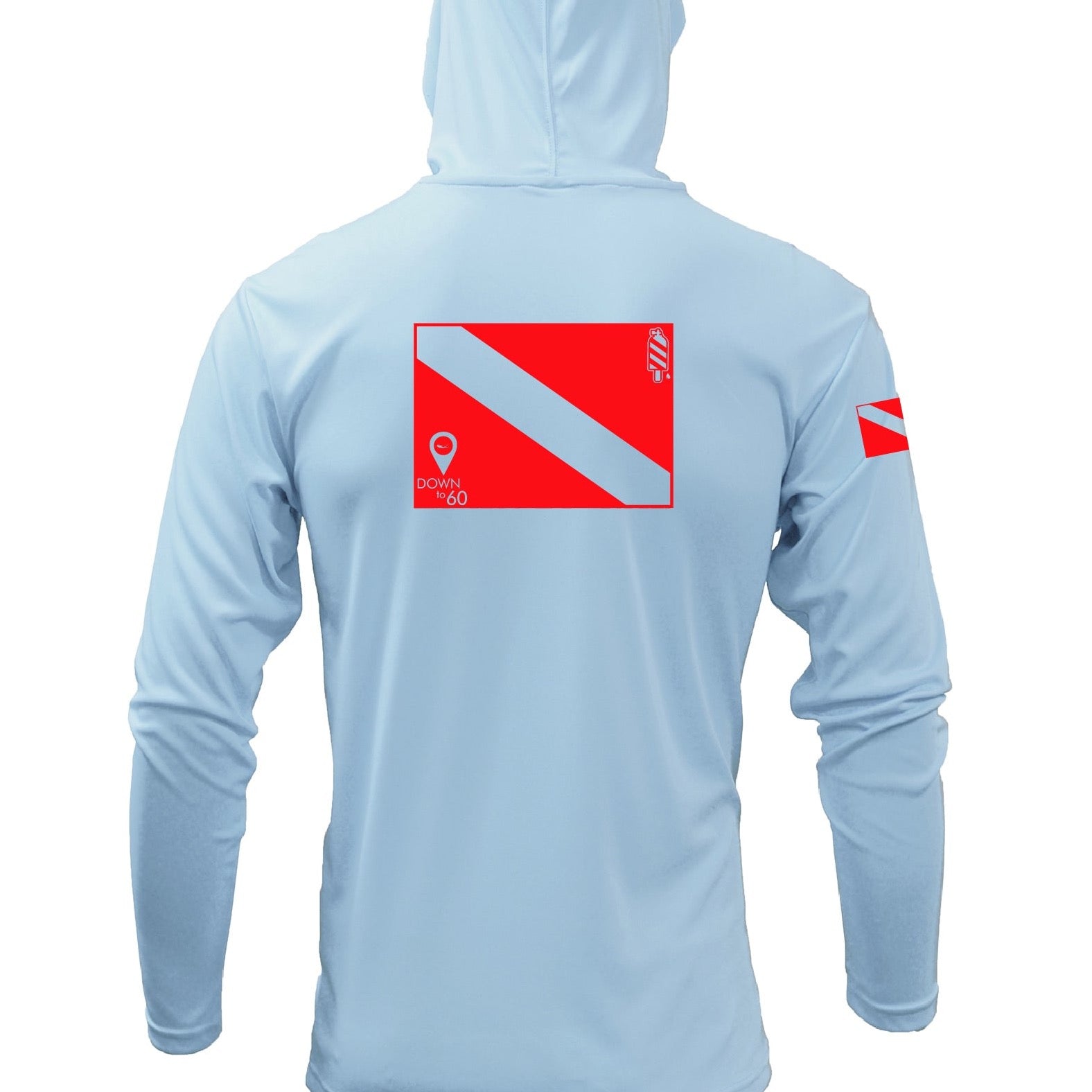 Blue Sweetwater Shirt with hood