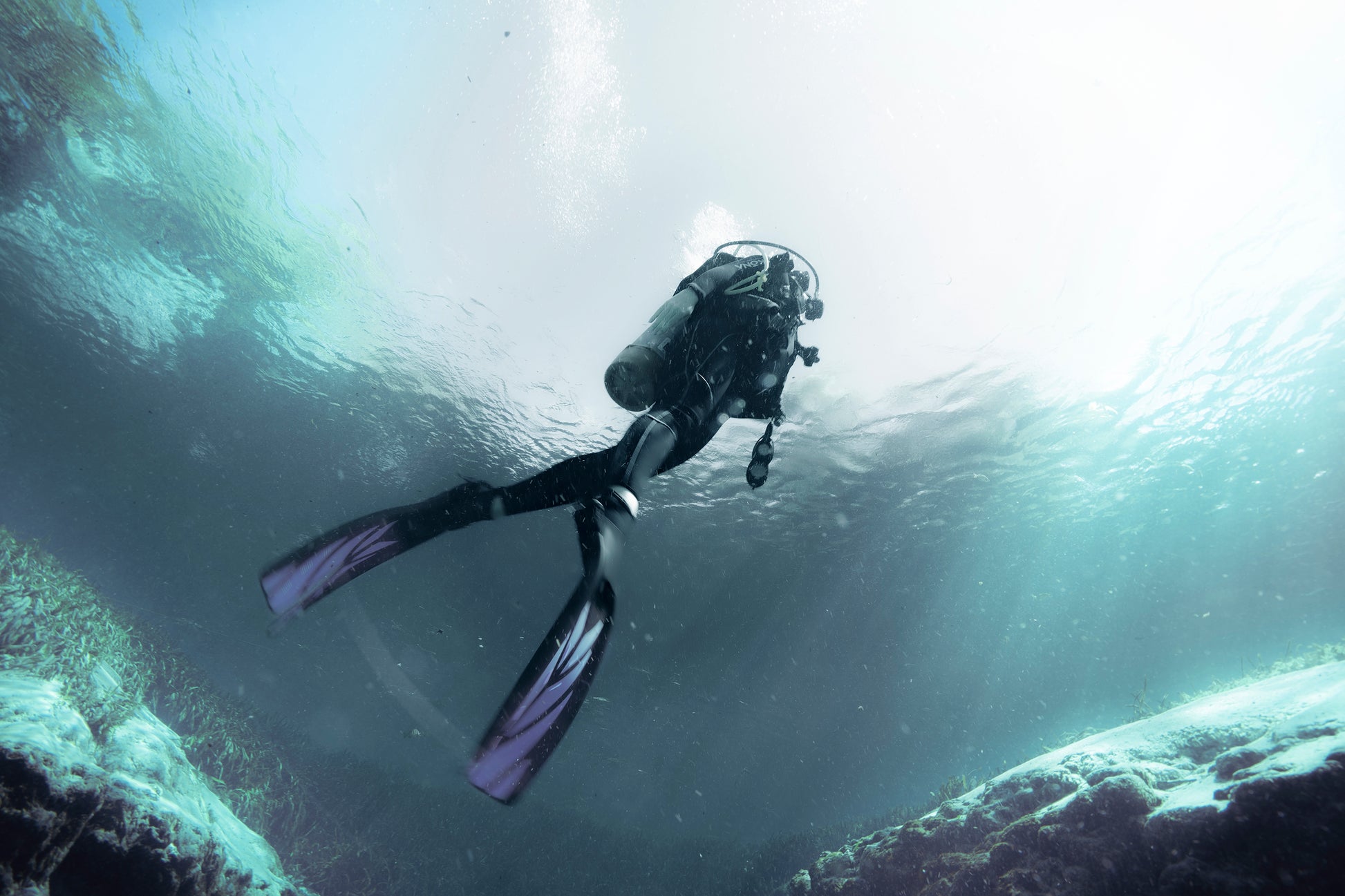 photo of scuba diver in Alexander Springs FL 